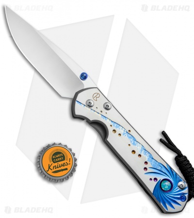 Chris Reeve Large Sebenza 21 | Unique Graphic Opal Mosaic - Blade HQ