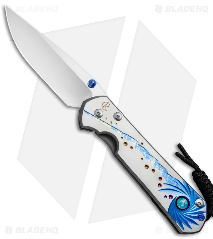 Chris Reeve Large Sebenza 21 | Unique Graphic Opal Mosaic - Blade HQ