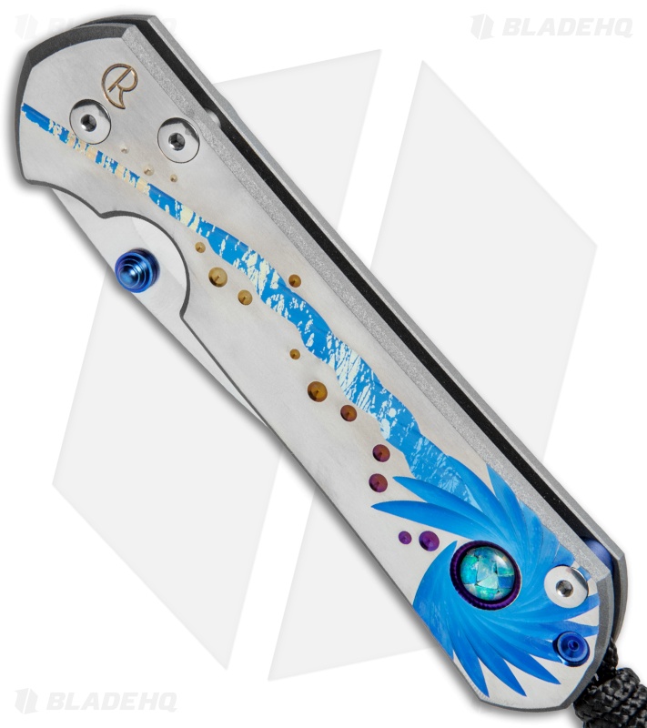 Chris Reeve Large Sebenza 21 | Unique Graphic Opal Mosaic - Blade HQ