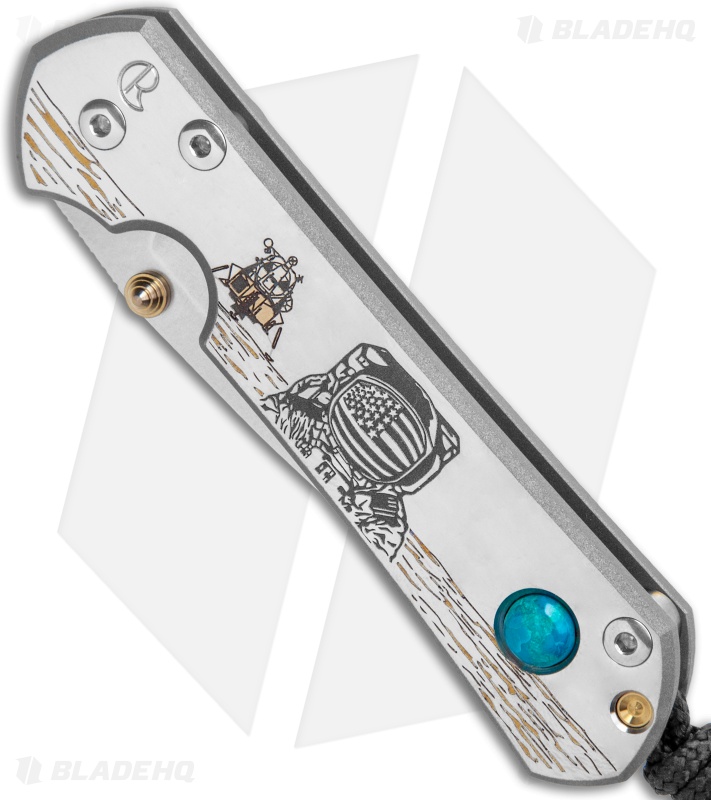Chris Reeve Large Sebenza 31 Knife Lunar Landing CGG (3.625" Stonewash)