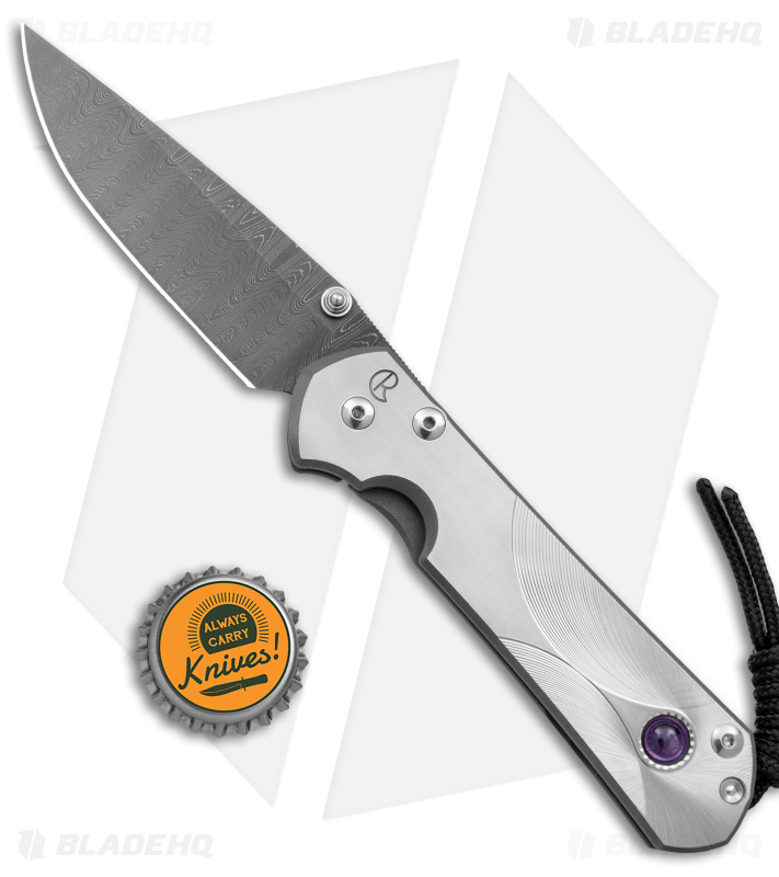 Chris Reeve Large Sebenza 31 Amethyst Ladder - Blade HQ