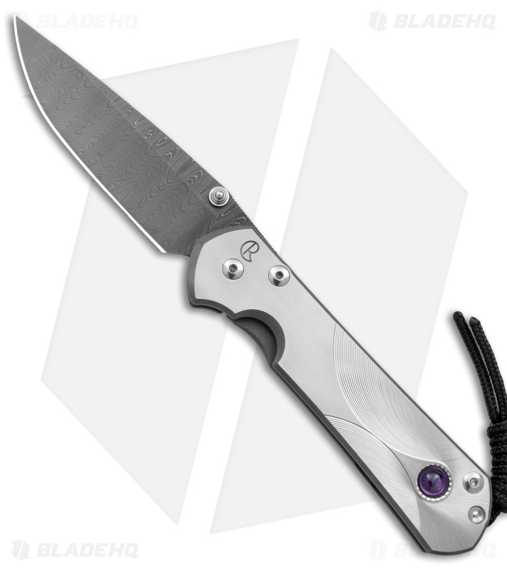 Chris Reeve Large Sebenza 31 Amethyst Ladder - Blade HQ