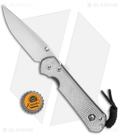 Chris Reeve Large Sebenza 31 Knife Unique Graphic Hematite Cabochon (3.6")