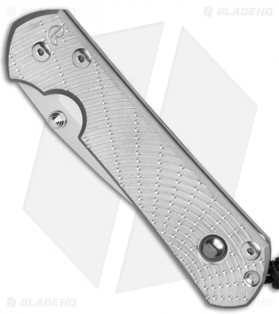 Chris Reeve Large Sebenza 31 Knife Unique Graphic Hematite Cabochon (3.6")