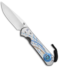 Chris Reeve Large Sebenza 31 Knife Unique Graphic Triple Mosaic