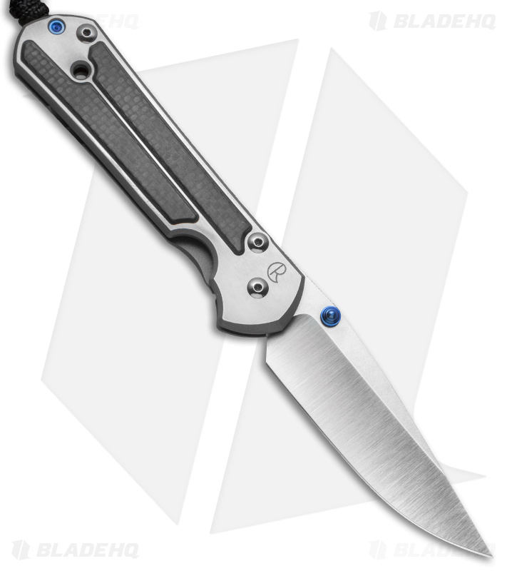 Chris Reeve  Left Hand Large Sebenza 21 Knife w/ CF Inlays (3.6" Polish)