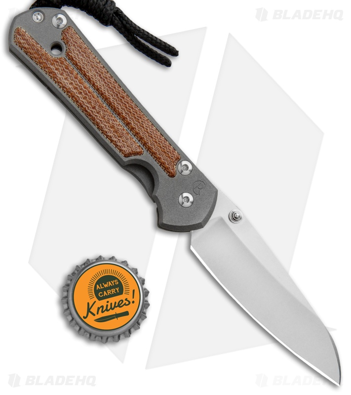 Chris Reeve Left-Hand Small Sebenza 21 Sheepsfoot Micarta 2.9