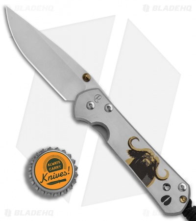 Chris Reeve Small Sebenza 21 Knife CGG Buffalo (2.94" Stonewash)