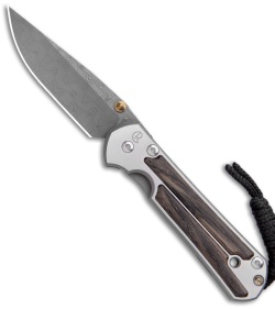 Chris Reeve Small Sebenza 21 Bog Oak Basektweave Dam S21-1084