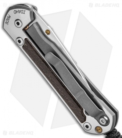 Chris Reeve Small Sebenza 21 Knife w/ Bog Oak Inlays (2.94" Satin)