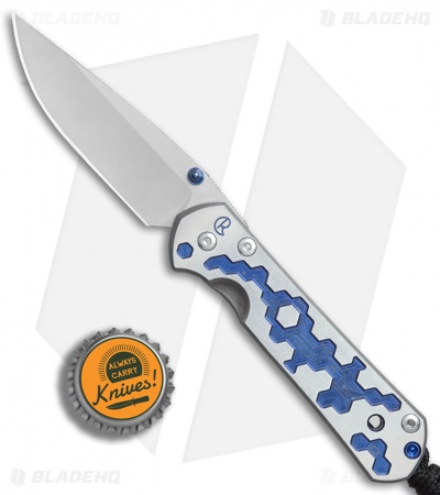 Chris Reeve Small Sebenza 21 Knife CGG Small Circuits (2.94" Stonewash)