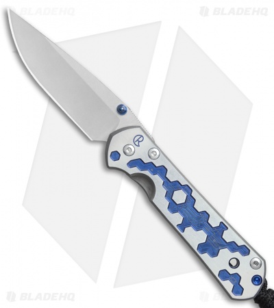 Chris Reeve Small Sebenza 21 Knife CGG Small Circuits (2.94" Stonewash)