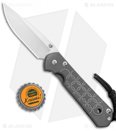 Chris Reeve Small Sebenza 21 Knife Chain Mail CGG (2.94" Stonewash)