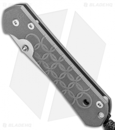 Chris Reeve Small Sebenza 21 Knife Chain Mail CGG (2.94" Stonewash)