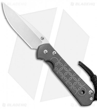 Chris Reeve Small Sebenza 21 Knife Chain Mail CGG (2.94" Stonewash)