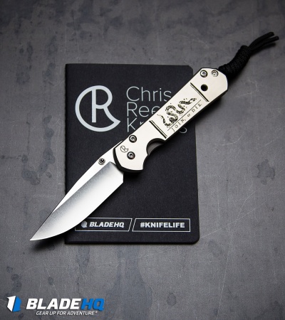 Chris Reeve Small Sebenza 21 Folding Knife CGG Join or Die (2.94" Stonewash)