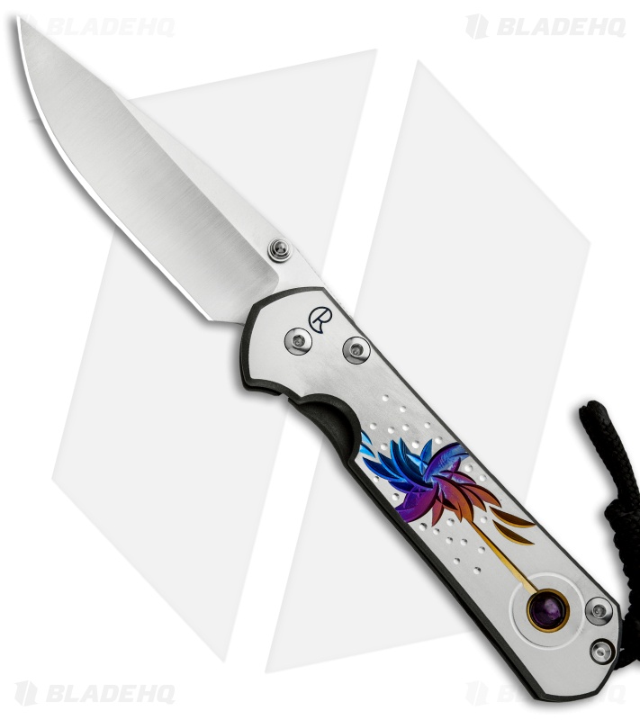 Chris Reeve Small Sebenza 21 | Graphic Amethyst Cabochon