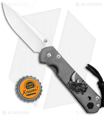 Chris Reeve Small Sebenza 21 Knife CGG Big 5 Rhino (2.94" Stonewash)