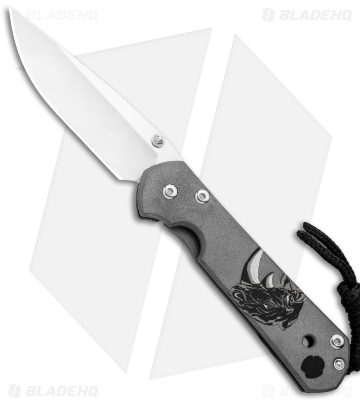 Chris Reeve Small Sebenza 21 Knife CGG Big 5 Rhino (2.94