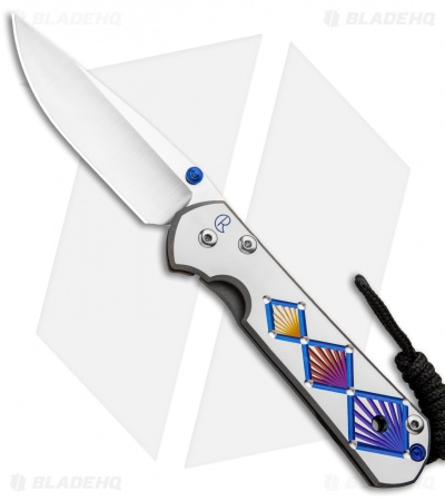 Chris Reeve Small Sebenza 21 Knife Unique Graphic Diamond (2.94" Satin) 