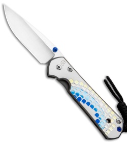 Chris Reeve Small Sebenza 21 Knife Unique Graphic Pixel (2.94" Satin)  