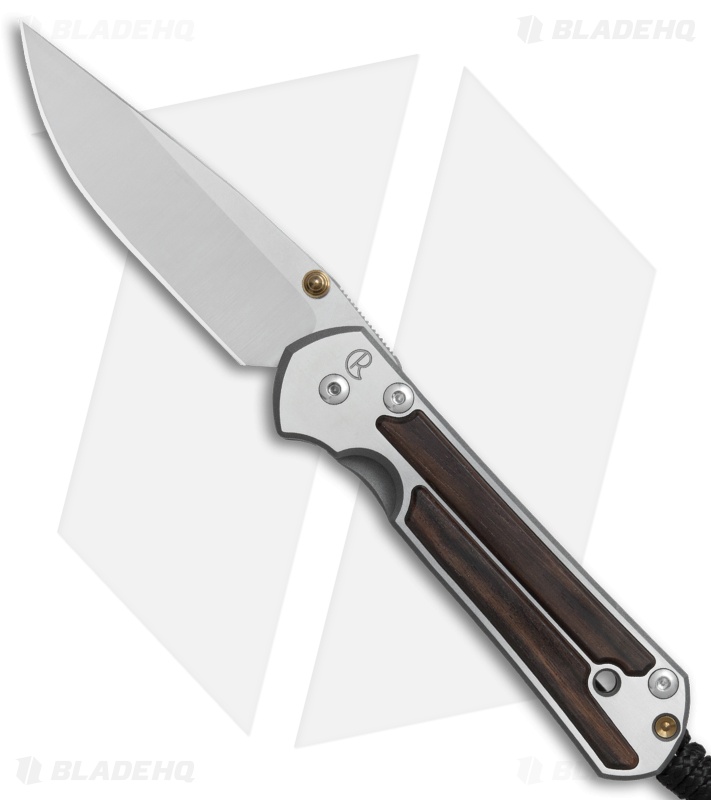 Chris Reeve Small Sebenza 21 Knife w/ Macassar Ebony Inlays (2.94