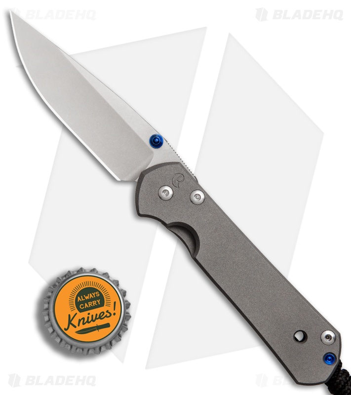 Chris Reeve Small Sebenza 21 Frame Lock Knife w/ Double Thumb Lug (2.94" SW)