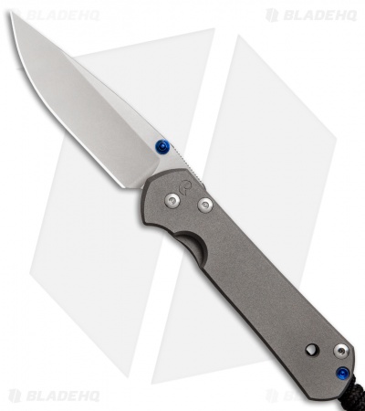 Chris Reeve Small Sebenza 21 Frame Lock Knife w/ Double Thumb Lug (2.94" SW)