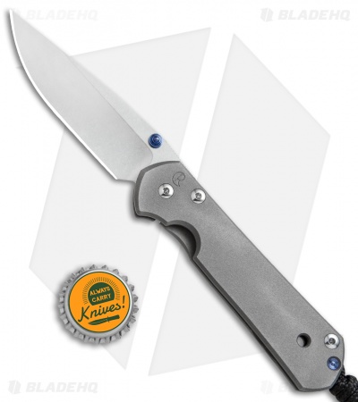 Chris Reeve Small Sebenza 21 Frame Lock Knife (2.94" Stonewash)