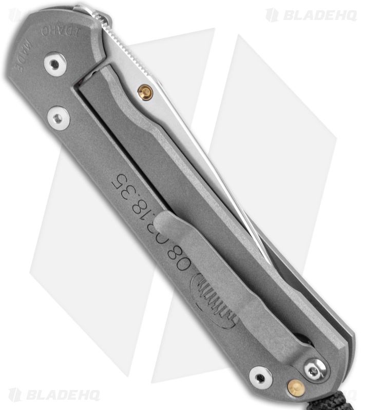 Chris Reeve Small Sebenza 31 Folding Knife Lunar Landing CGG (2.94" Stonewash)