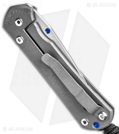Chris Reeve Small Sebenza 31 Knife Unique Graphic Purple Cross (3" Satin)