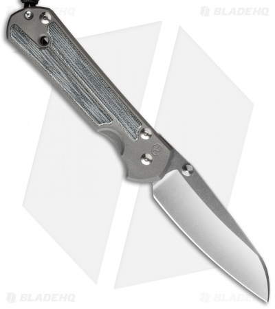 Chris Reeve Left-Hand Large Sebenza 21 Insingo Knife Micarta Inlays (3.6" Satin)