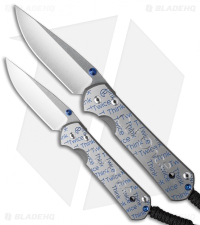 Chris Reeve Large Sebenza 21 Knife CGG Cut Once (3.625" Satin)