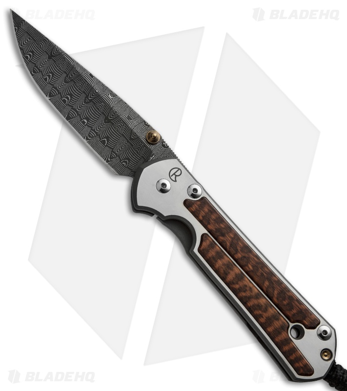 Chris Reeve Large Sebenza 21 Snakewood Inlay & Basketweave