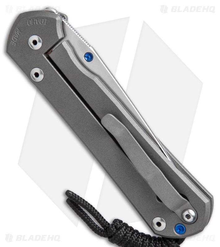 Chris Reeve Large Sebenza 21 Tanto Knife (3.625" Stonewash)