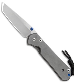 Chris Reeve Large Sebenza 21 Tanto Knife (3.625" Stonewash)