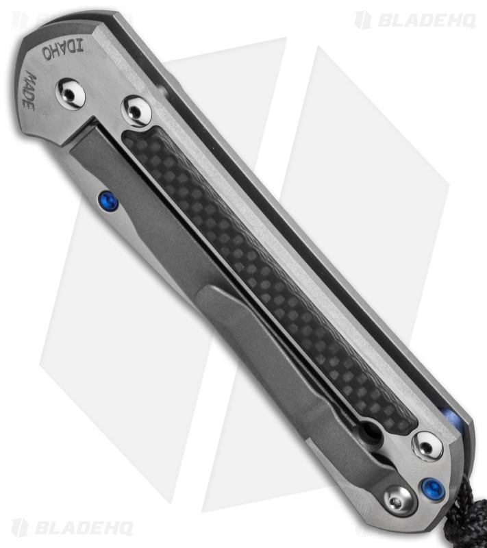 Chris Reeve  Left Hand Large Sebenza 21 Knife w/ CF Inlays (3.6" Polish)