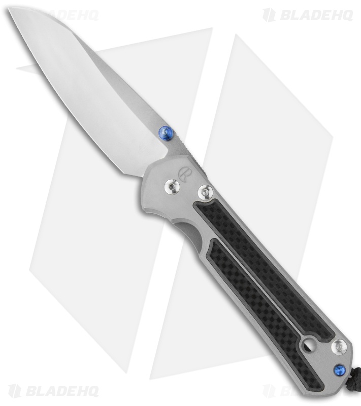 Chris Reeve Large Sebenza 21 Insingo Knife w/ Carbon Fiber Inlays (3.6" SW)