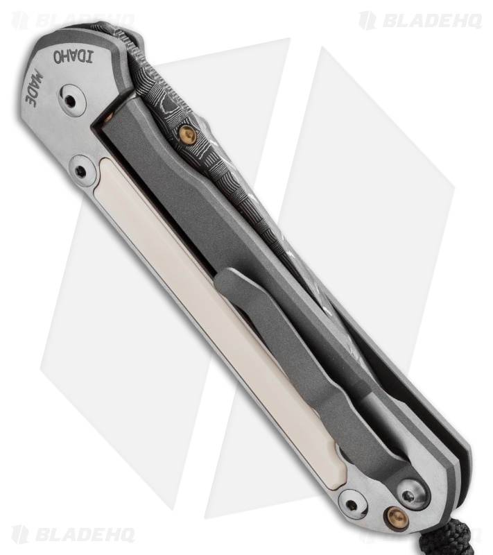 Chris Reeve Large Sebenza 21 Knife Mammoth (3.625" Basketweave Damascus)
