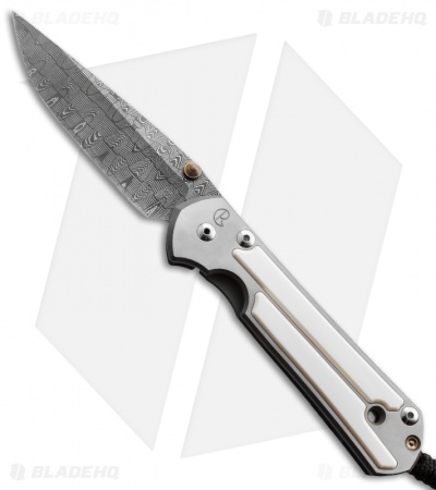 Chris Reeve Large Sebenza 21 Knife Mammoth (3.625" Basketweave Damascus)