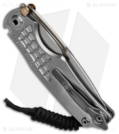 Chris Reeve Ti-Lock Elemental Folding Knife Titanium (3.25" Stonewash)