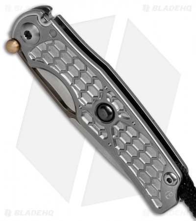 Chris Reeve Ti-Lock Elemental Folding Knife Titanium (3.25" Stonewash)