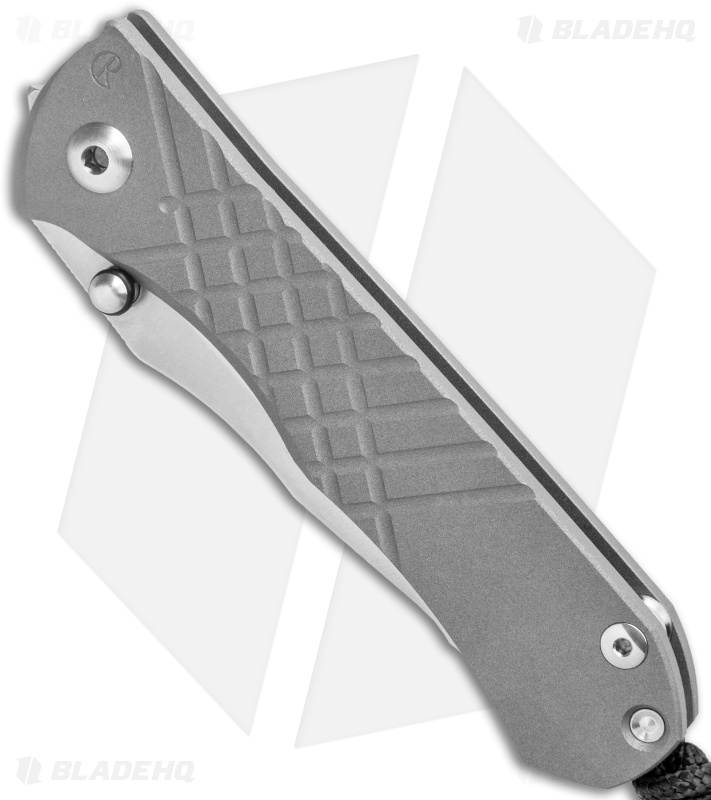 Chris Reeve Umnumzaan Frame Lock Knife Titanium (3.7" Stonewash)