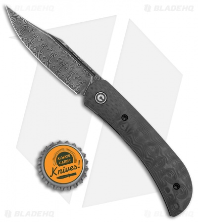 CIVIVI Appalachian Drifter 2 Liner Lock Knife Black Rose CF (2.9" Dam.)