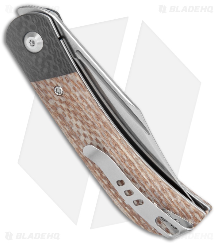 CIVIVI Appalachian Drifter 2 Liner Lock Knife Snakeskin Micarta (3" Satin)