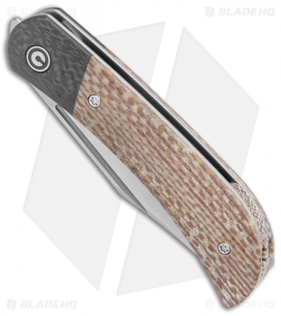 CIVIVI Appalachian Drifter 2 Liner Lock Knife Snakeskin Micarta (3" Satin)