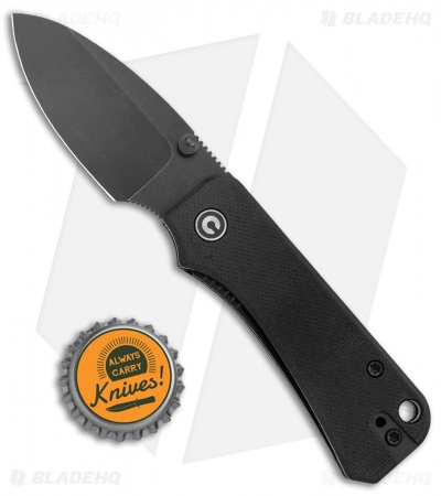 CIVIVI Baby Banter Liner Lock Knife Black G-10 (2.34" Black SW) C19068S-2