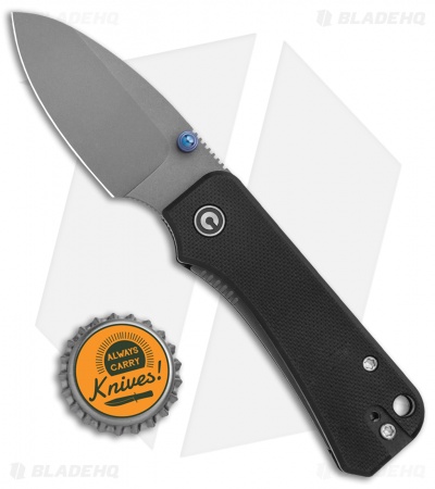 CIVIVI Baby Banter Liner Lock Knife Black G-10 (2.3" SW Nitro-V) C19068S-1