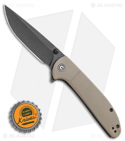 CIVIVI Badlands Vagabond Folding Knife Tan FRN (3.25" Black) C2019A