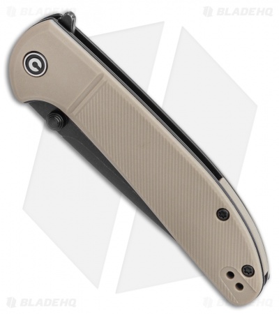 CIVIVI Badlands Vagabond Folding Knife Tan FRN (3.25" Black) C2019A